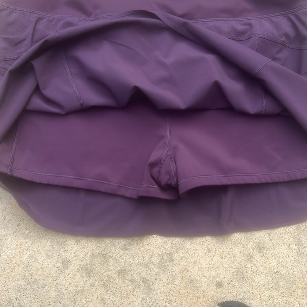Athleta Women's Run With It Lined Purple Pickleball/Golf Skort Size XL - Picture 4 of 8